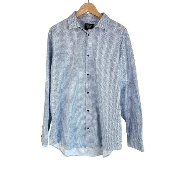 Nordstrom Men's Shop Long Sleeve Button Down Shirt 17 1/2 NWOT - Picture 1 of 8